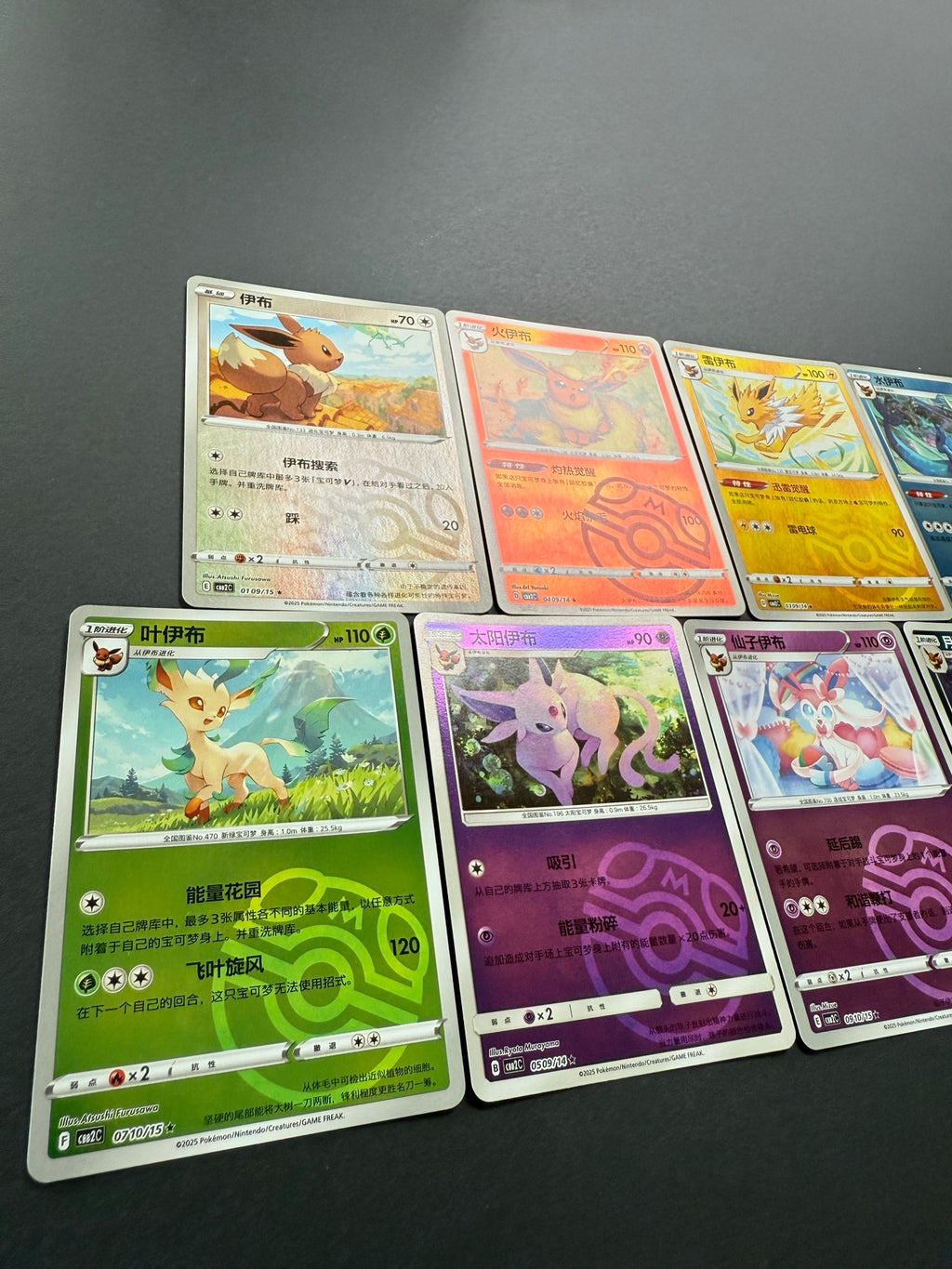 Eeveelution Kinesisk Masterball Sæt (9 stk.)