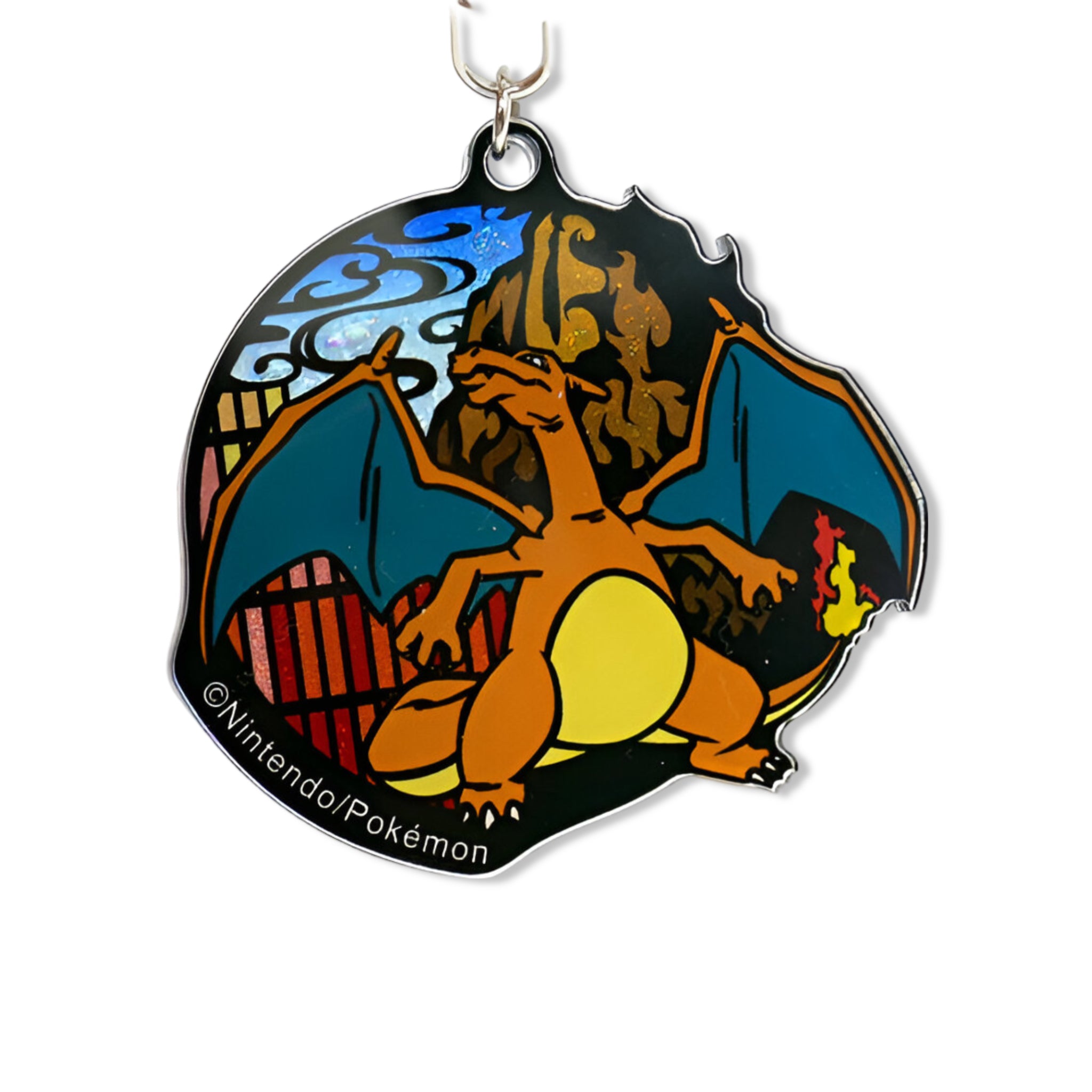 Stor Charizard akryl nøglering