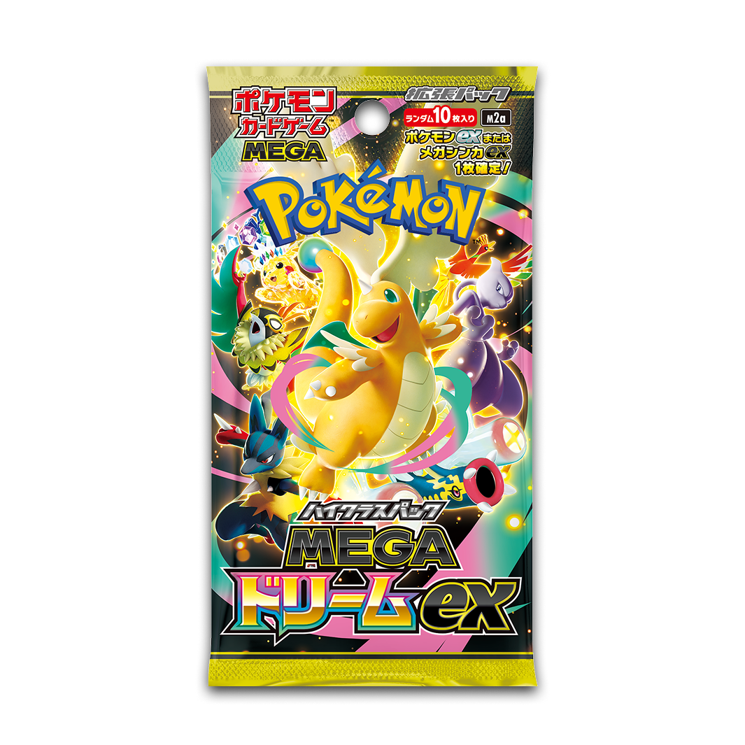 Japansk MEGA Dream ex High Class Booster Pakke